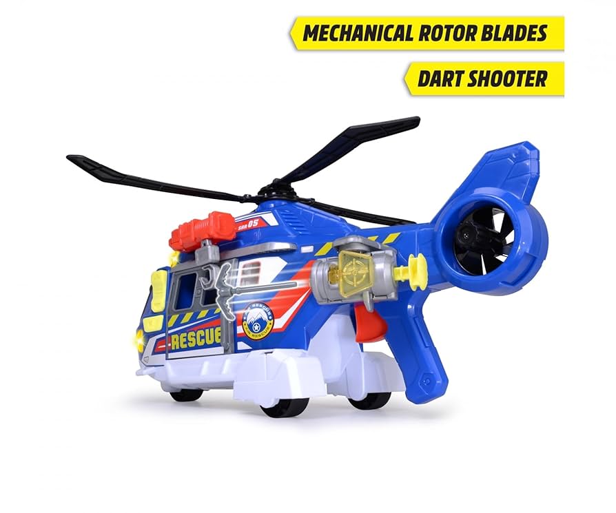 DICKIE SPIELZEUG HELI-SET 約50㎝ Amazon.com: DICKIE TOYS: Rescue Helicopter - Yellow & Red